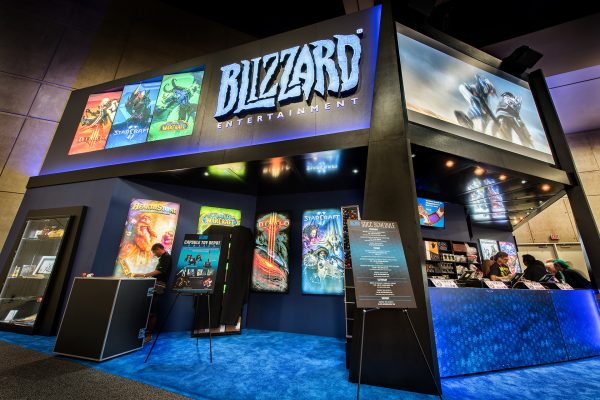 blizzard trade show booth
